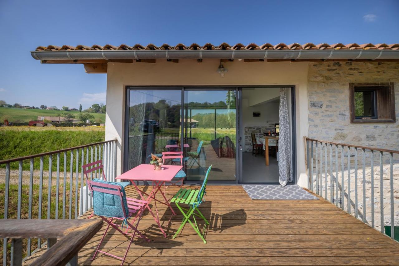 Gite Le Moulin Pocheluberry Bidache Bagian luar foto